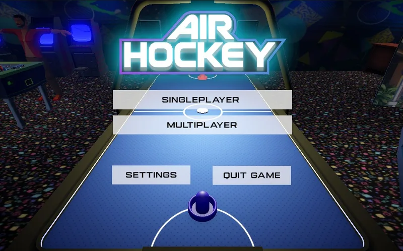 Air Hockey gameplay in Unity